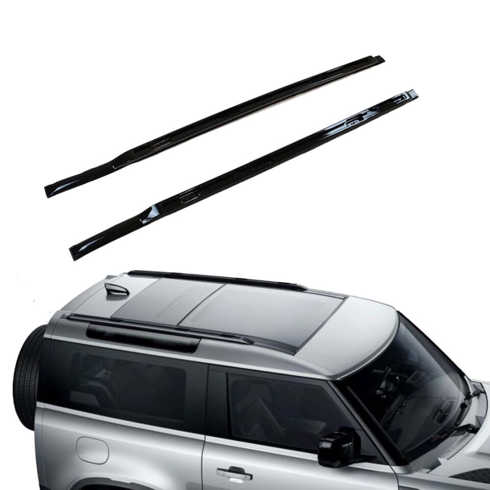 Land Rover Defender 90 2020+ Tavan Rayı Seti Siyah