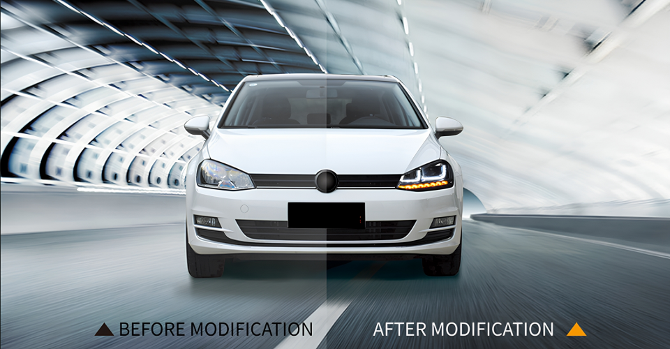 VW Golf 7 MK7 (13-16) GTI U-LED Bi-Xenon Far Seti