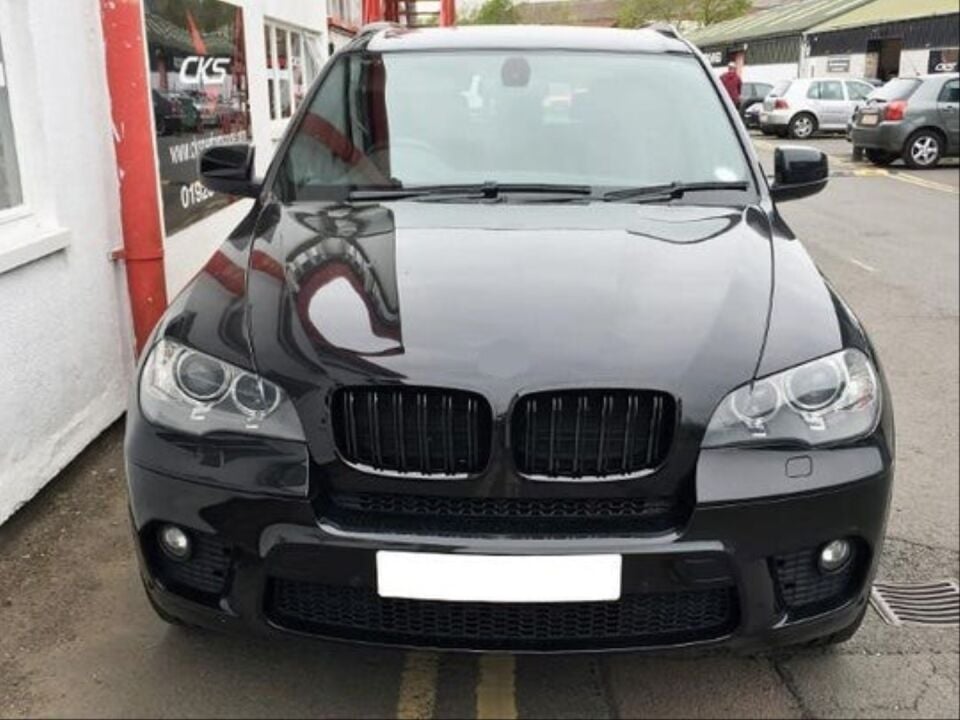 BMW X5/X6 E70 Çift Çizgi M Panjur/Böbrek-Piano Black (2008-2014)