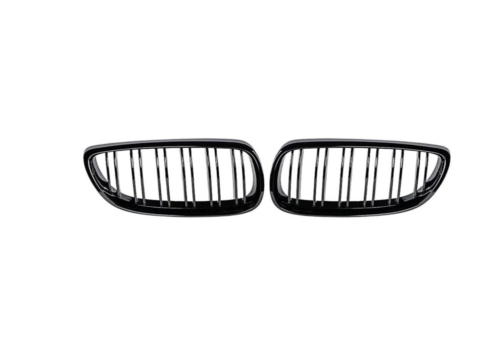 BMW 3 Serisi E92 Çift Çizgi M3 Panjur/Böbrek- Piano Black (2006-2009)