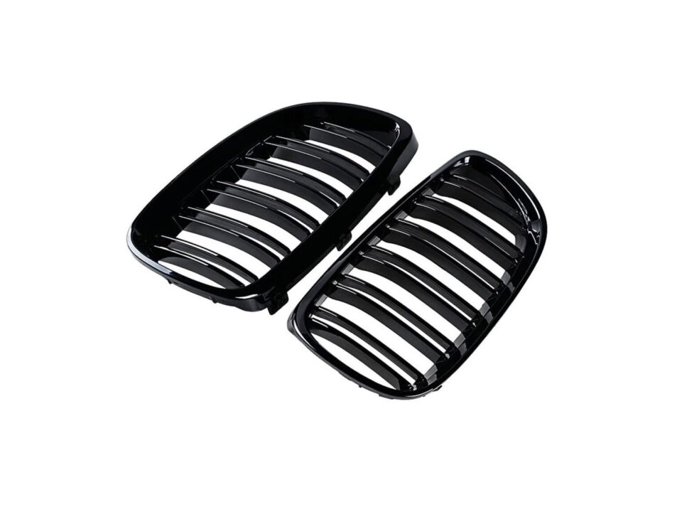 BMW 3 Serisi E92 Çift Çizgi M3 Panjur/Böbrek- Piano Black (2006-2009)