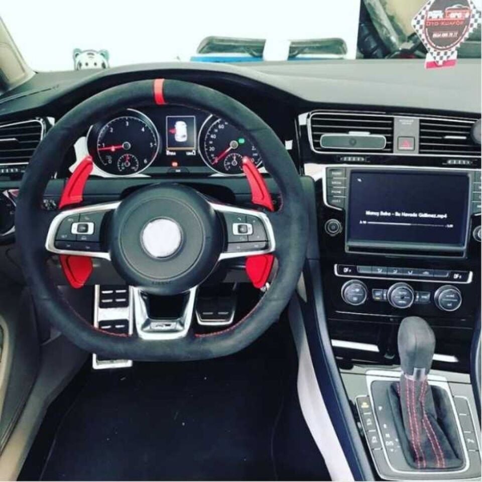 VW Scirocco Facelift Kırmızı F1 Paddle Shift Vites Kulakçığı