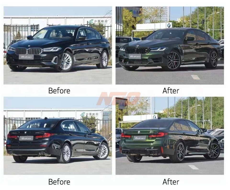 BMW 5 Serisi G30 LCI M5 Body Kit (2021+)