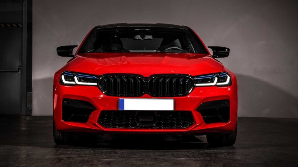 Ürün Adı: BMW 5 Serisi G30 M5 Görünüm Çift Çizgi Panjur/Böbrek (2020+)