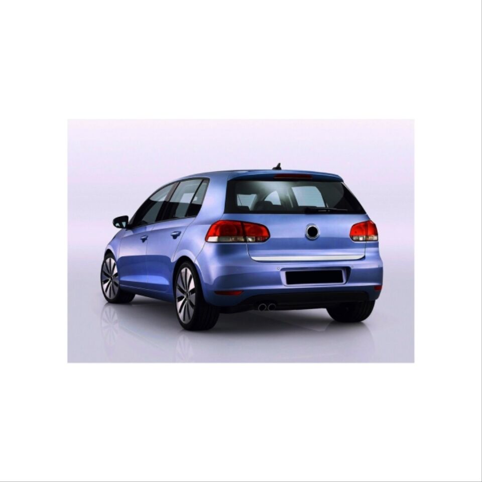 VW Golf 6 (MK6) Paslanmaz Çelik Bagaj Altı Çıtası Krom