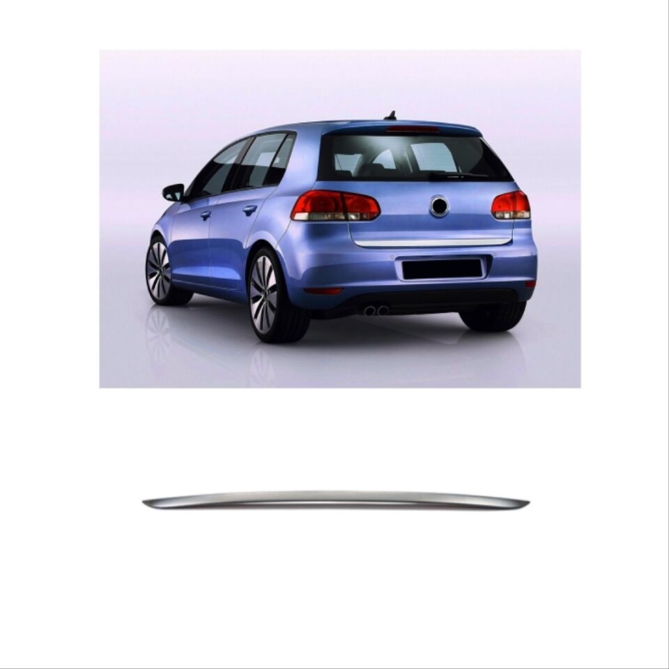 VW Golf 6 (MK6) Paslanmaz Çelik Bagaj Altı Çıtası Krom