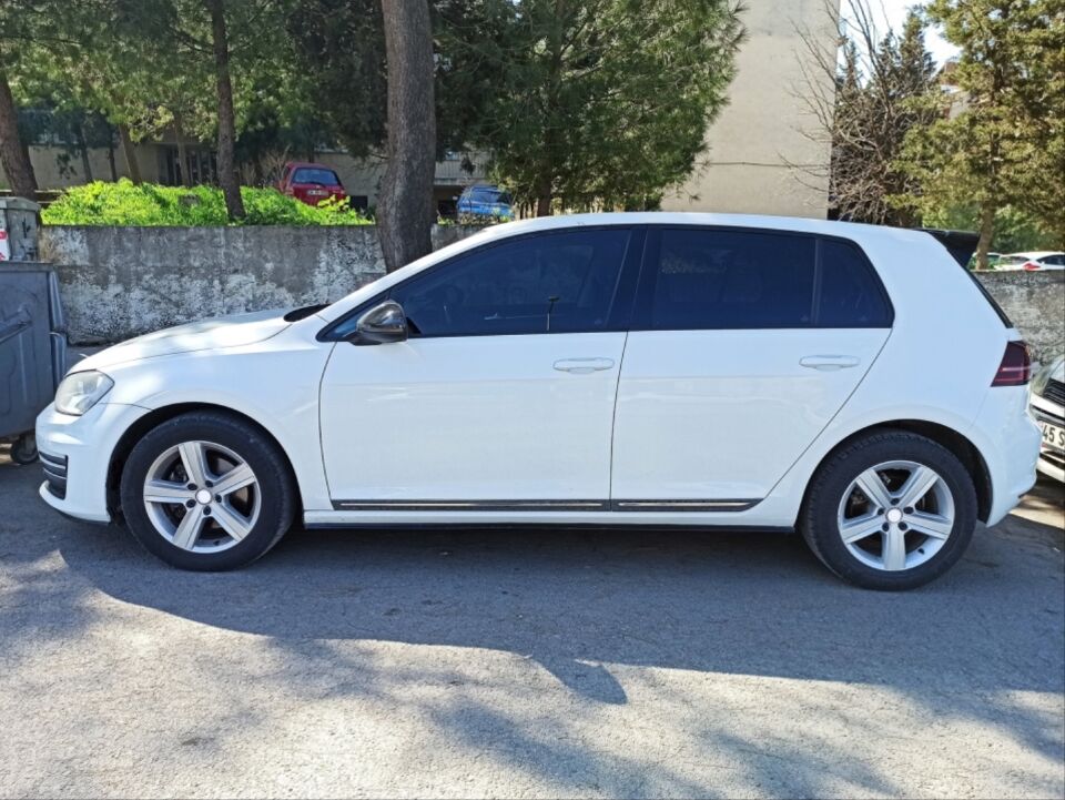 Volkswagen Golf 7/7.5 2013-2020 Paslanmaz Çelik Krom Kapı Alt Çıta Seti