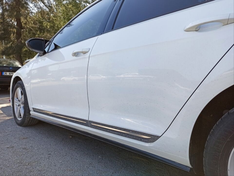 Volkswagen Golf 7/7.5 2013-2020 Paslanmaz Çelik Krom Kapı Alt Çıta Seti