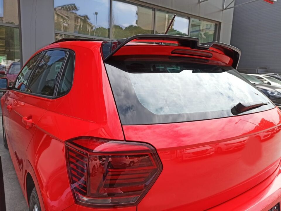 Volkswagen Polo Mk6 (18+) R-Line/GTI  Tavan Spoyleri Piano Black