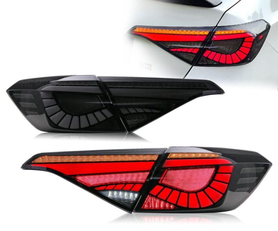 Honda Civic FE Sedan Dragon Animasyonlu LED Stop Seti Füme