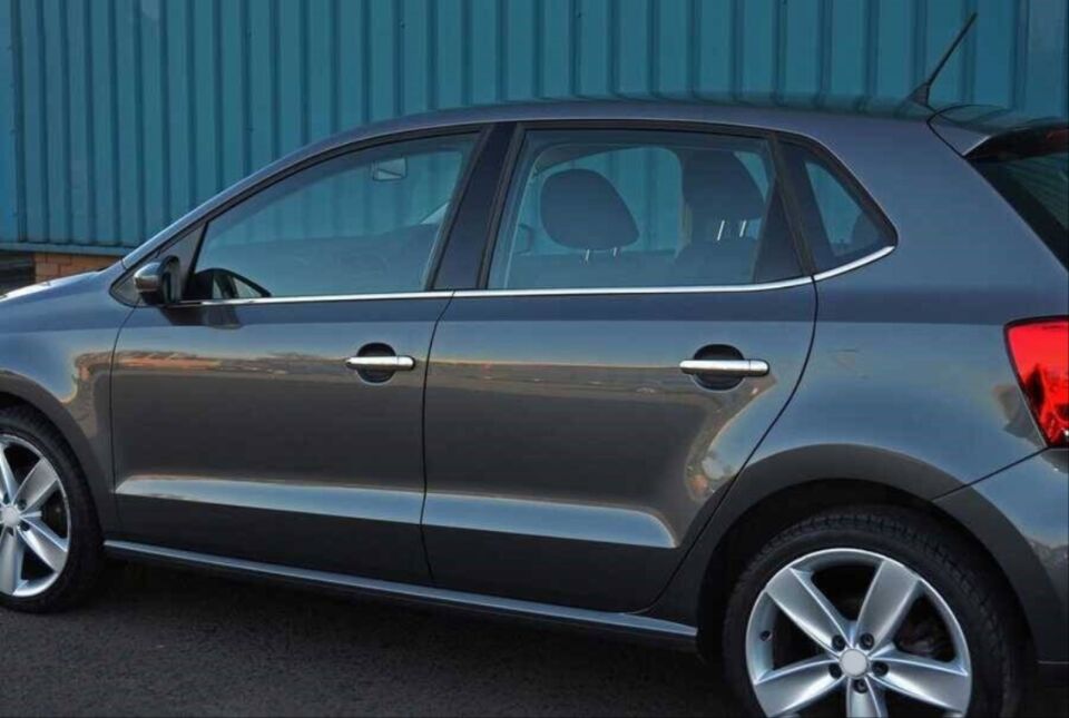 Volkswagen Polo 6R/6C Kapı Cam Çıtası Seti 4 Parça Krom