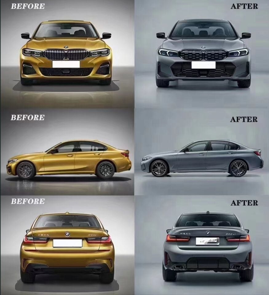 BMW 3 Serisi G20 Facelift Body Kit (2022+)