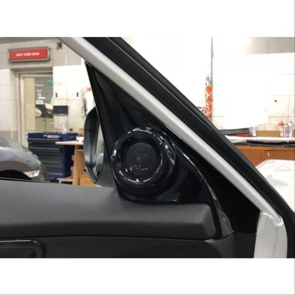 Honda Civic FC5/FK7 A Sütunu Tweeter Kapak Seti Piano Black