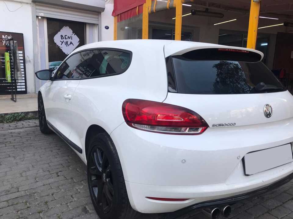 Volkswagen Scirocco Yarasa Ayna Kapağı Seti Piano Black