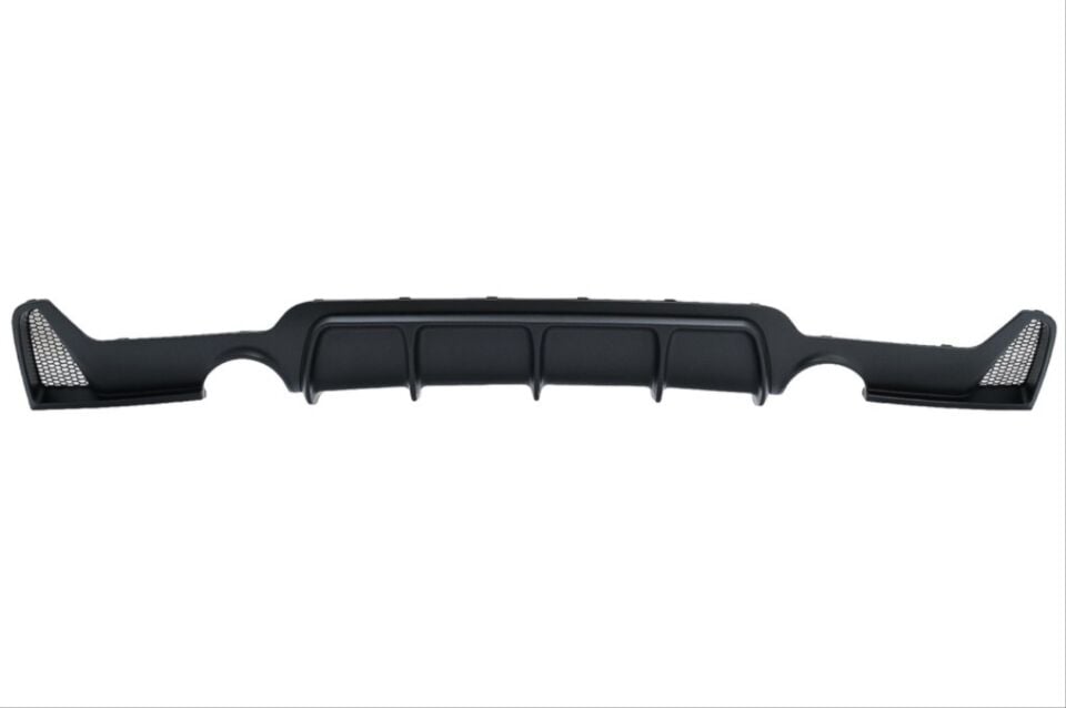 BMW 4 Serisi F32/F36 M Difüzör Çift Çıkış İnce - Piano Black