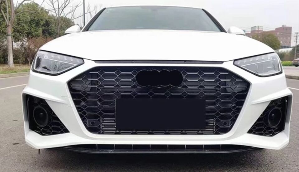 Audi A4 B9 Facelift RS4 Ön Tampon ve Panjur Seti