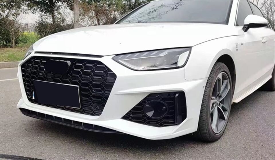 Audi A4 B9 Facelift RS4 Ön Tampon ve Panjur Seti