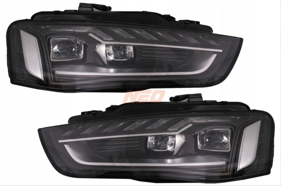 Audi A4 B8.5 için Yeni Kasa LED Far Seti (Xenon Uyumlu)