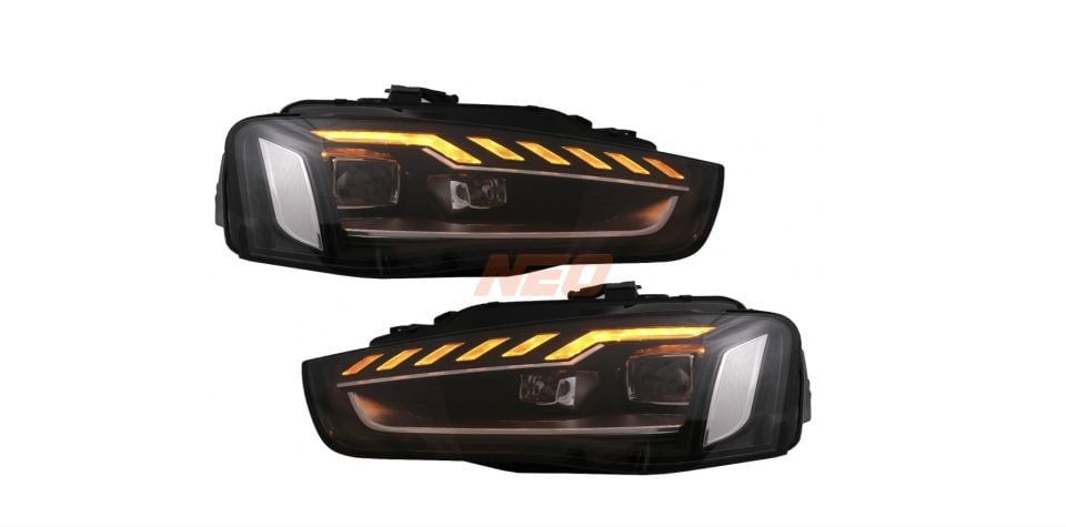 Audi A4 B8.5 için Yeni Kasa LED Far Seti (Xenon Uyumlu)