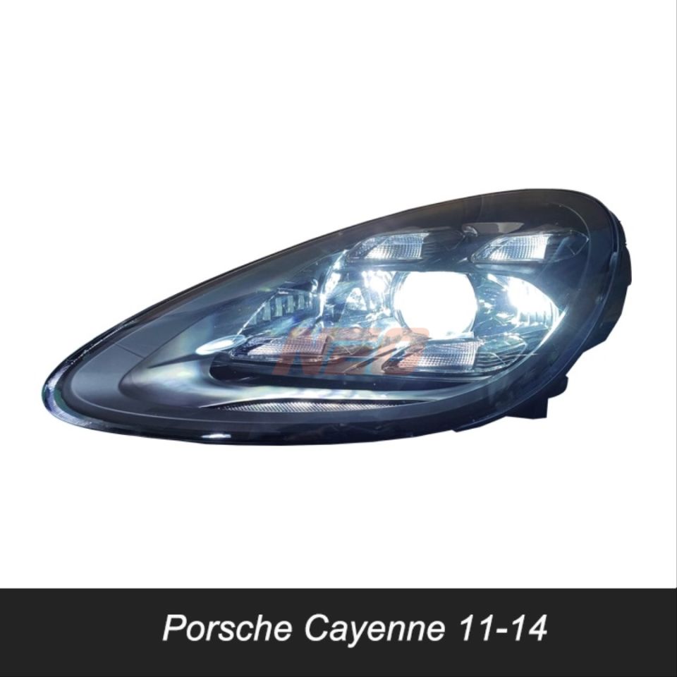Porsche Cayenne 958.1 (11-14) için 2018+ PDLS LED Far Seti