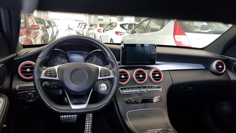 Mercedes W205 C Serisi ve X253 GLC Klima Halkası Seti Kırmızı