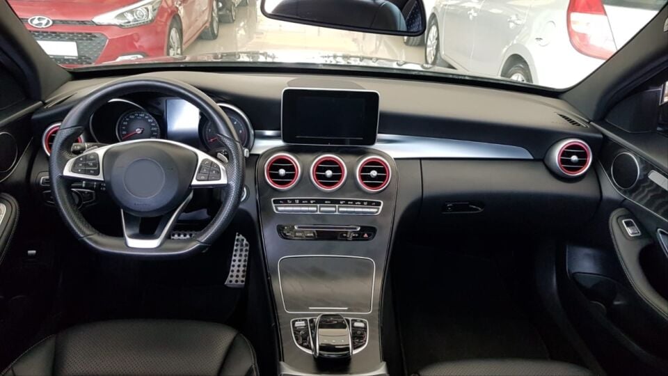Mercedes W205 C Serisi ve X253 GLC Klima Halkası Seti Kırmızı