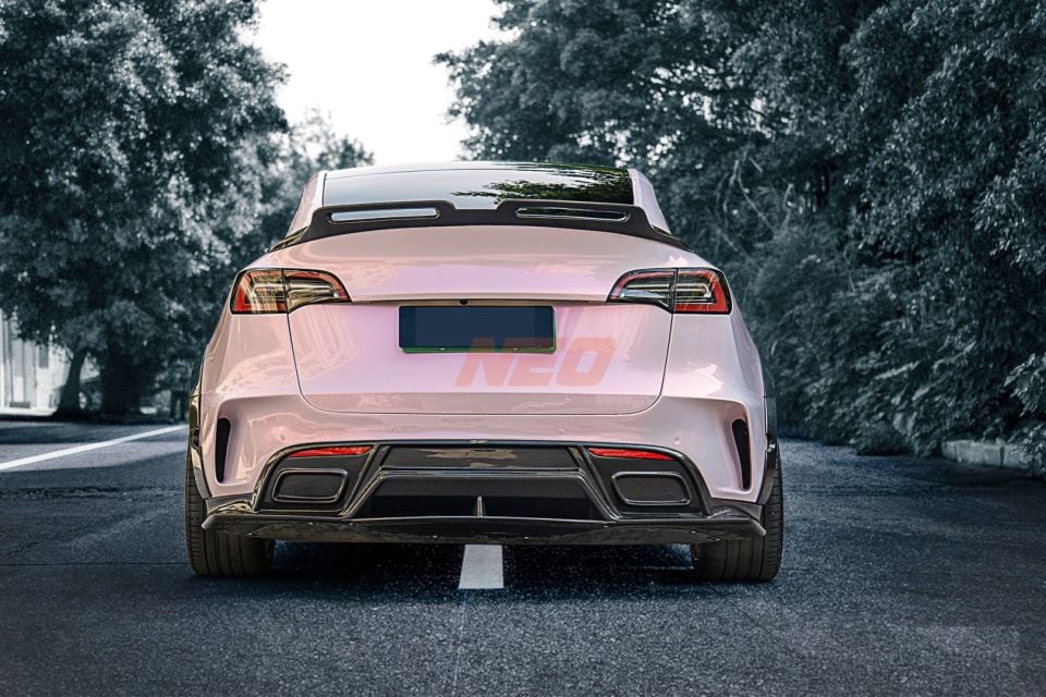 Tesla Model Y 2020+ Performance Piano Black Bagaj Spoyleri