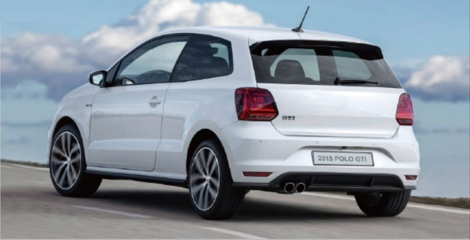 VW Polo 6R/6C Facelift GTI Arka Tampon ve Difüzör Seti