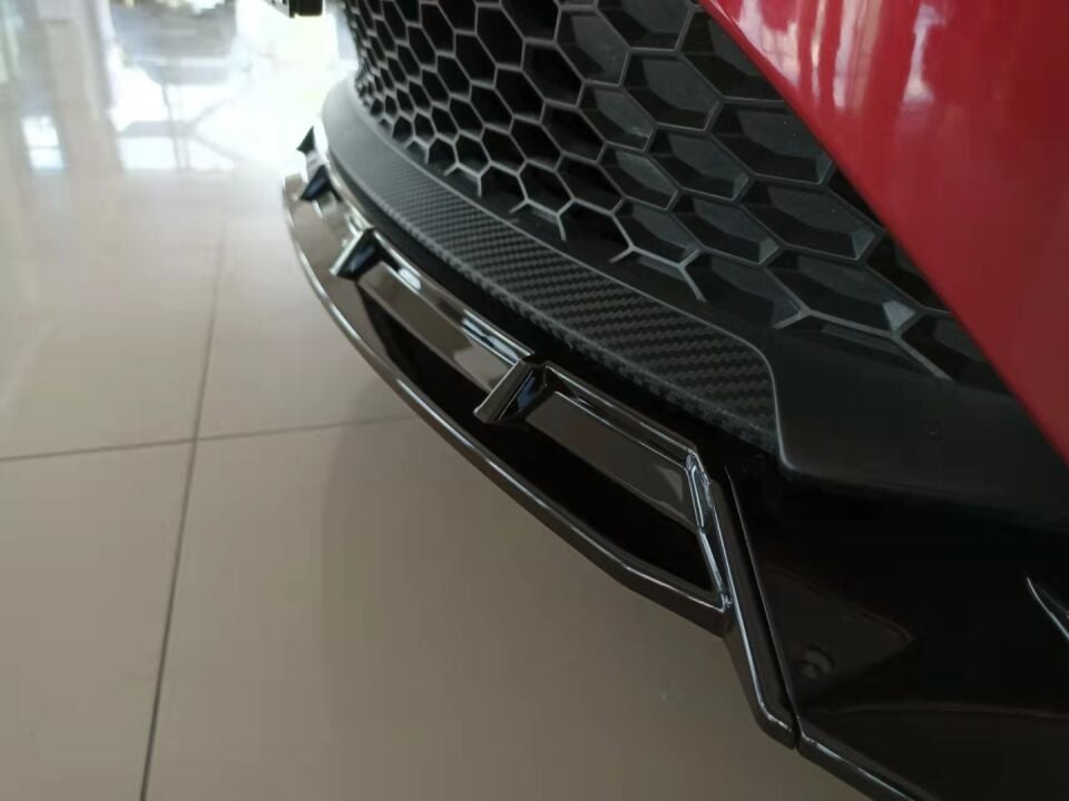 Honda City (2021+) RS Ön Lip Seti (Piano Black & Karbon Desen)