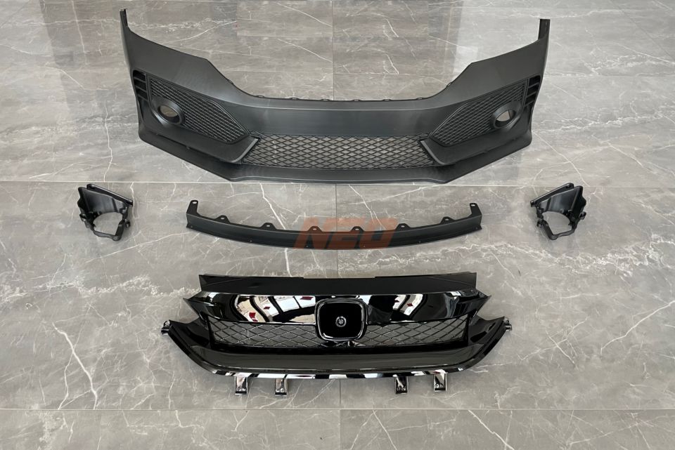 Honda City (2021+) Type-R Ön Tampon ve Panjur Seti (Boyasız)