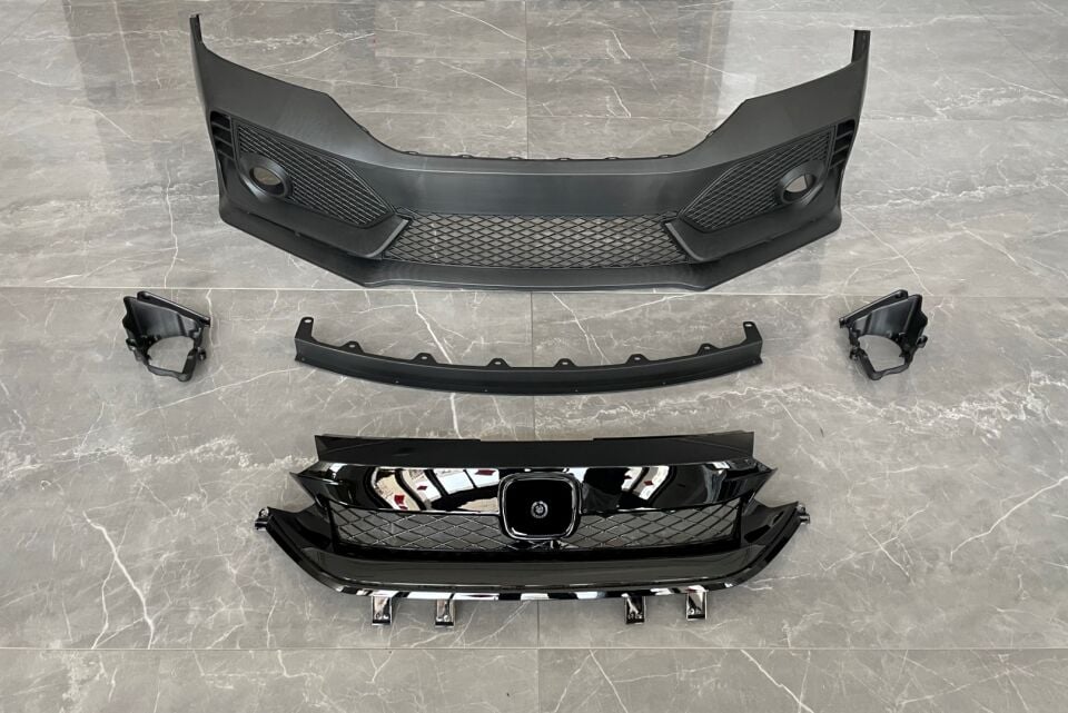 Honda City (2021+) Type-R Ön Tampon ve Panjur Seti (Boyasız)