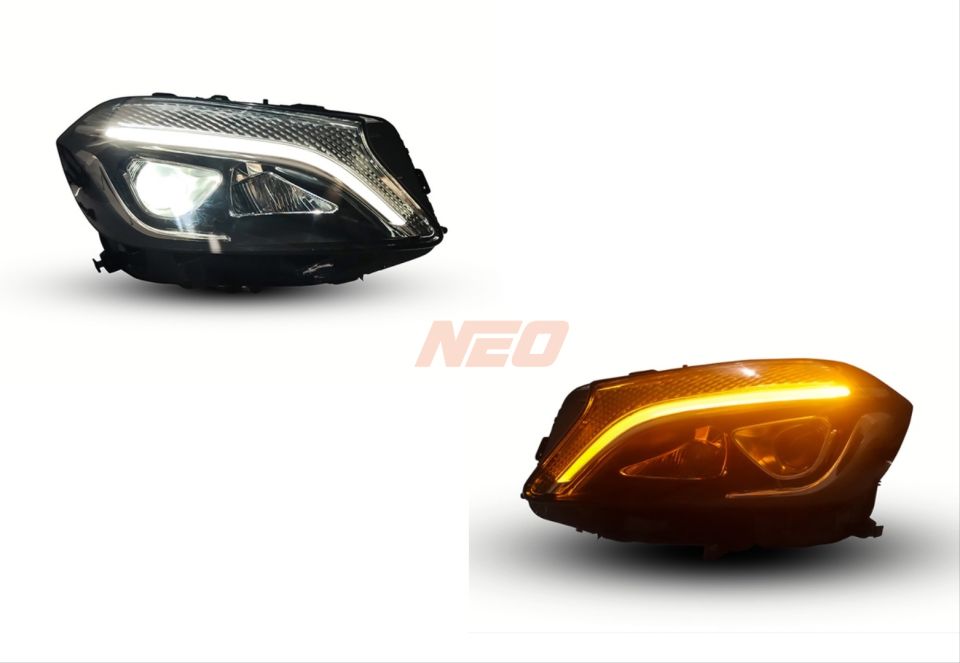 Mercedes-Benz A Serisi W176 2012-2018 Halojen Uyumlu Makyajlı Full LED Far Seti