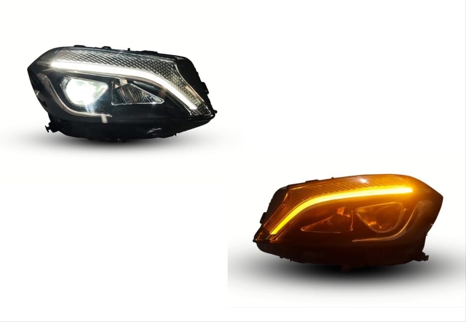 Mercedes-Benz A Serisi W176 2012-2018 Halojen Uyumlu Makyajlı Full LED Far Seti