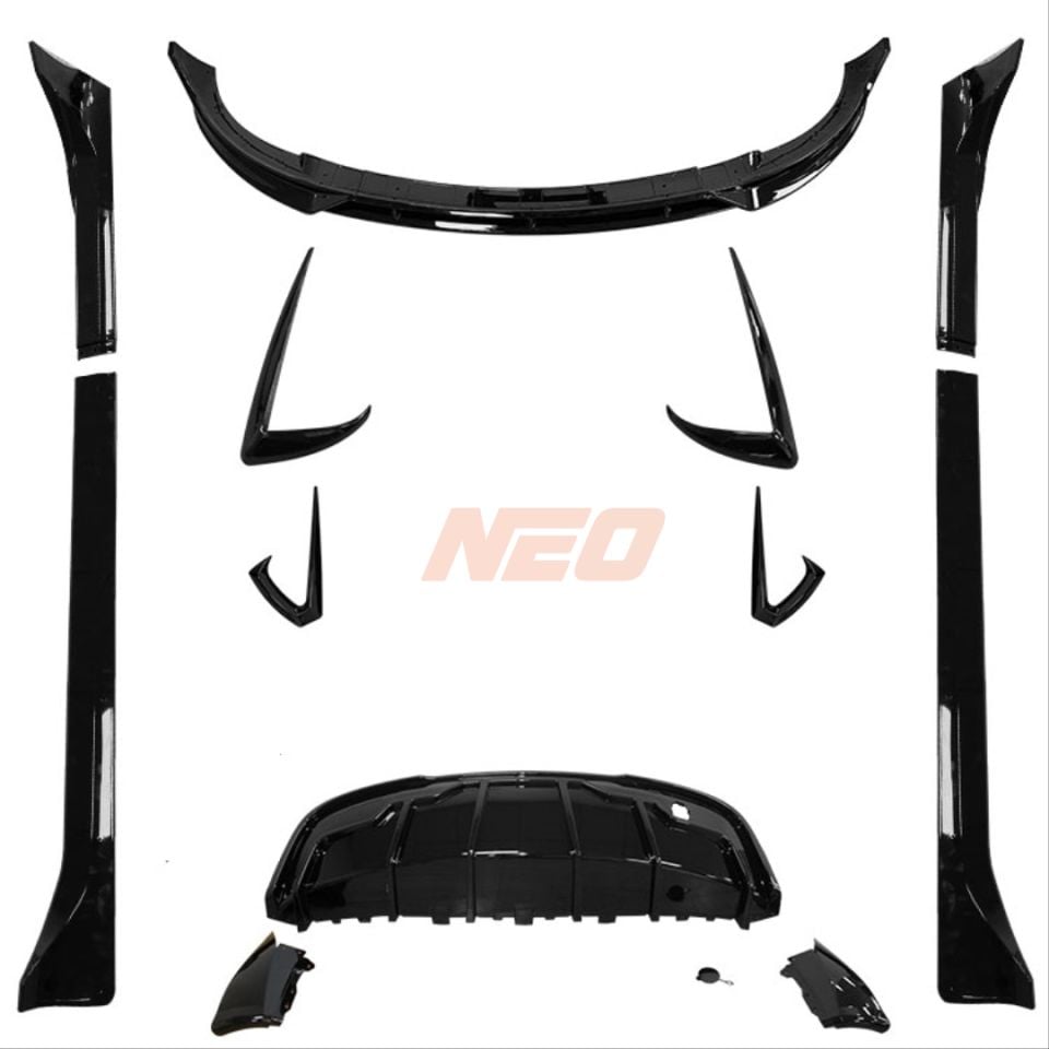 Tesla Model Y 2020+ Performans Aero Body Kit (Piano Black)