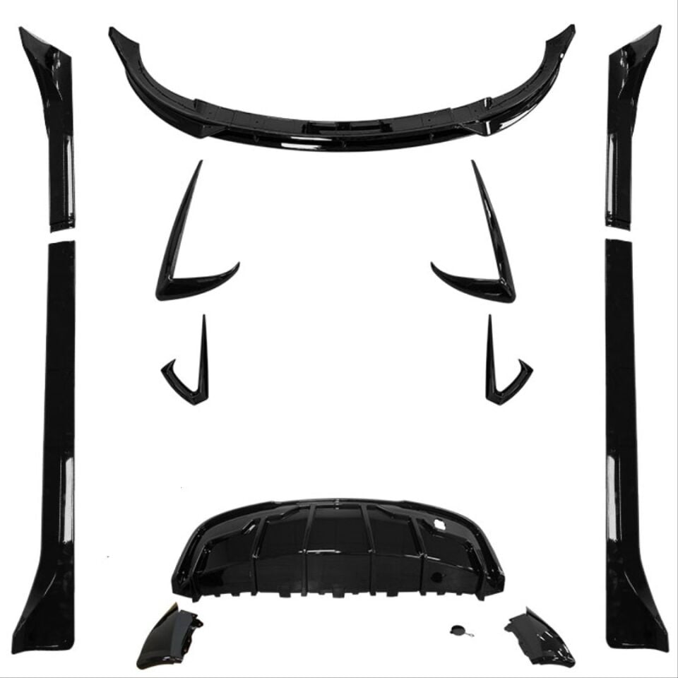 Tesla Model Y 2020+ Performans Aero Body Kit (Piano Black)