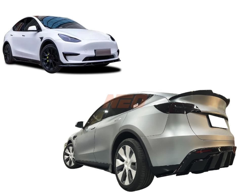 Tesla Model Y 2020+ Performans Aero Body Kit (Piano Black)