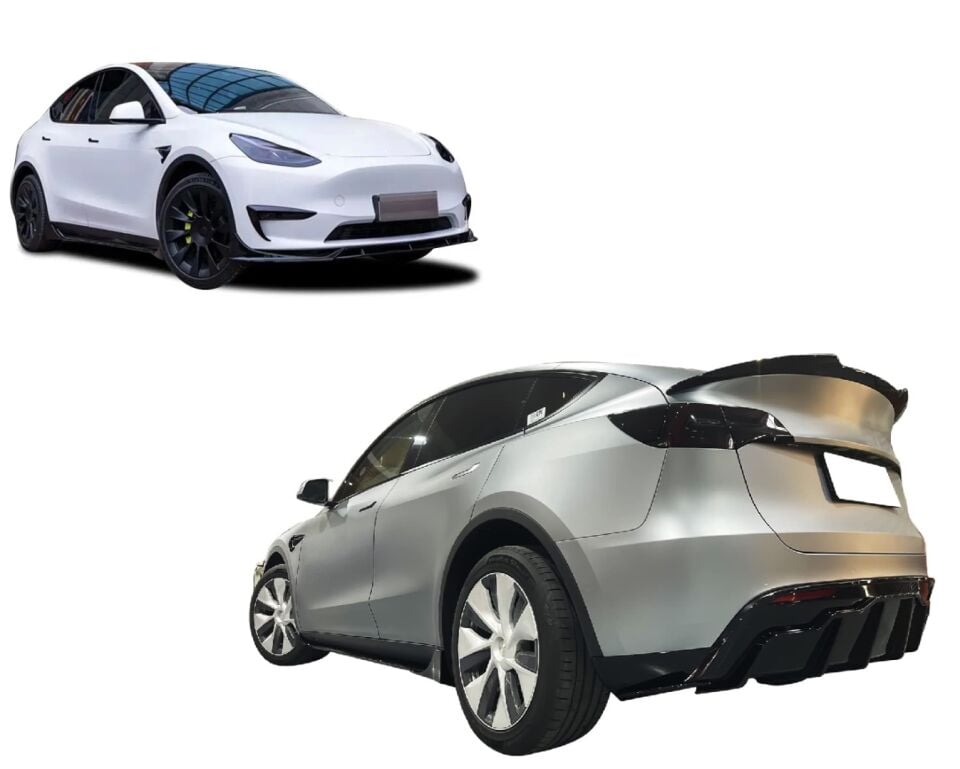 Tesla Model Y 2020+ Performans Aero Body Kit (Piano Black)