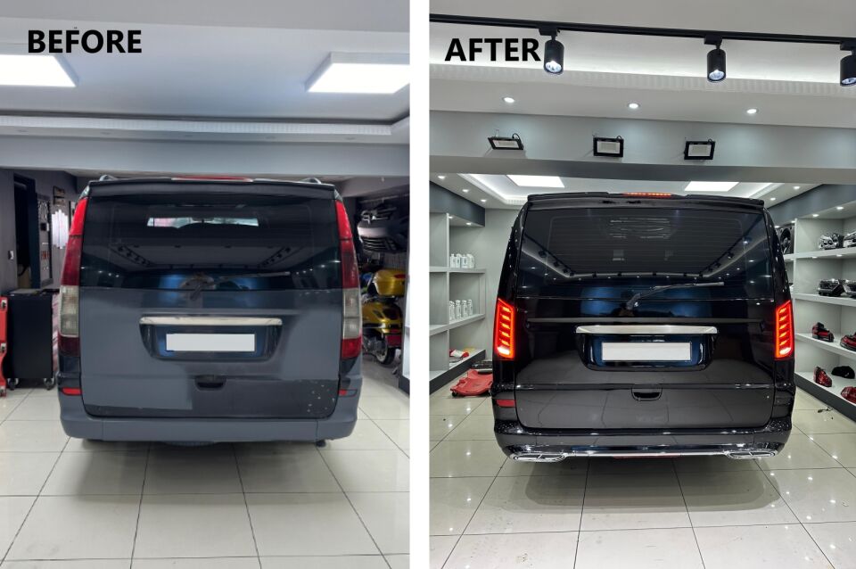 Mercedes Vito W639 için W447 Kasa Dönüşüm Body Kit