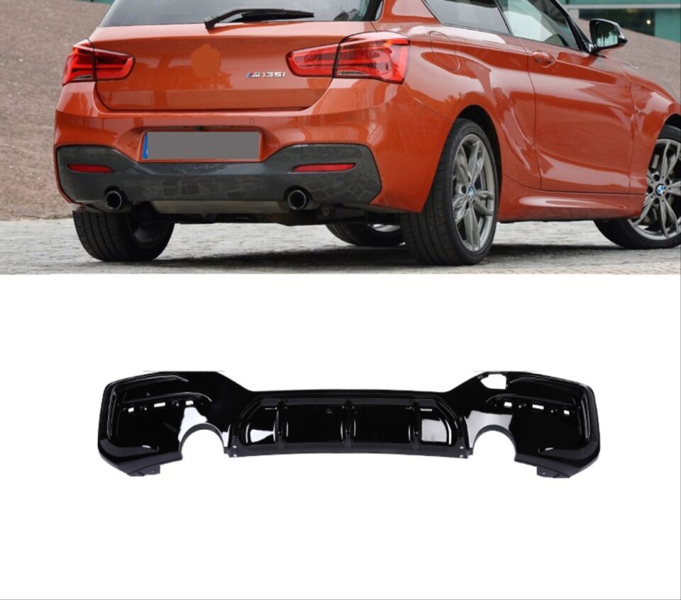BMW 1 Serisi F20 LCI MT Tampon Çift Çıkış Difüzör (Tekli Çıkış)