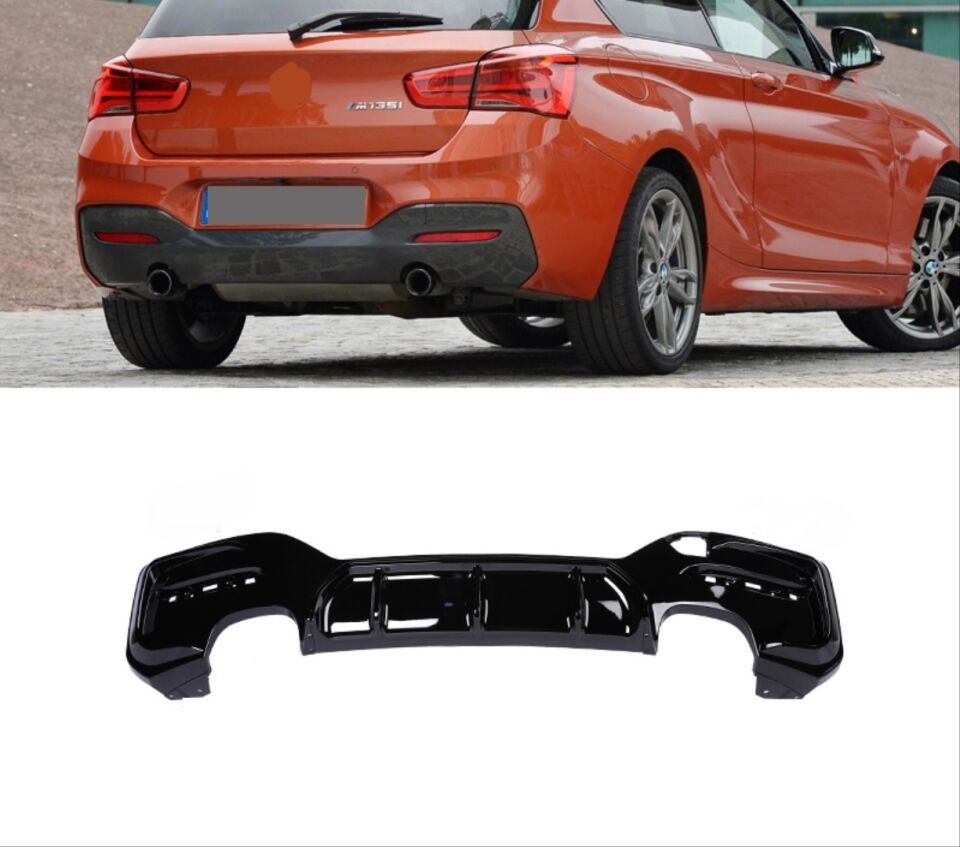 BMW 1 Serisi F20 LCI MT Tampon Çift Çıkış Difüzör (İkili Çıkış)