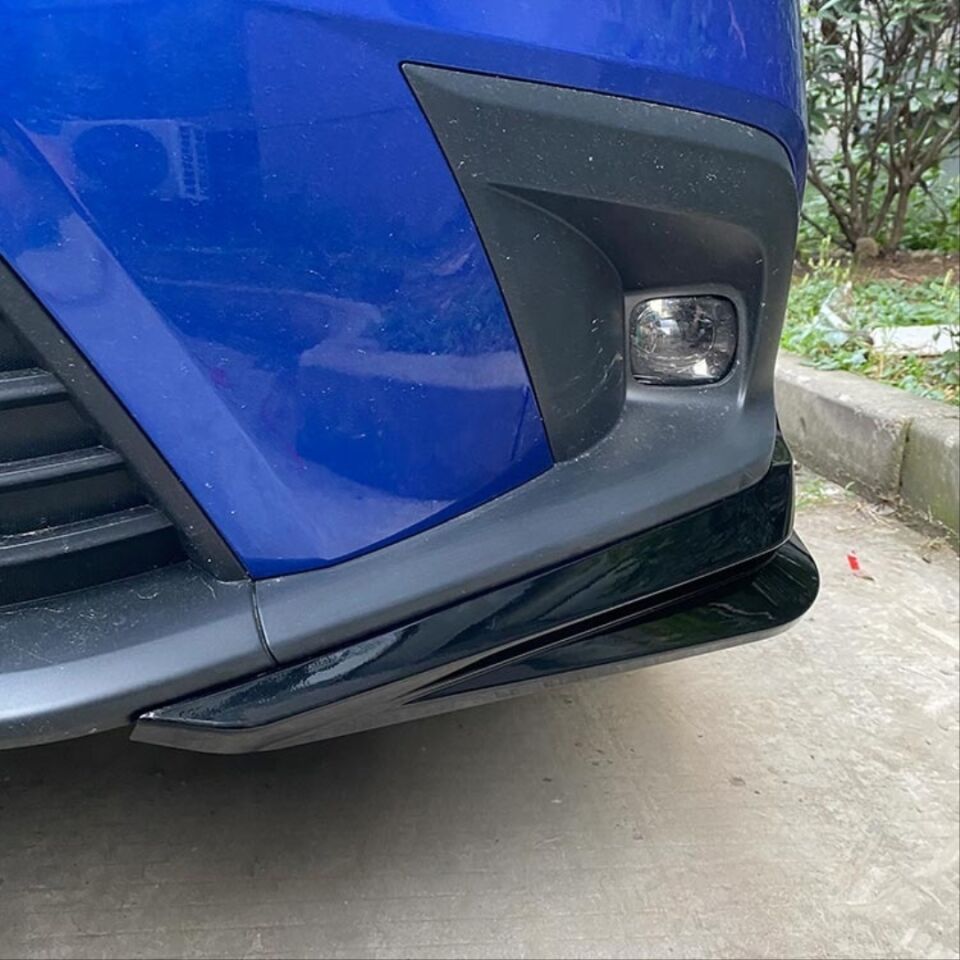 Honda Civic FE/FL (2022+) Aero Ön Tampon Köşe Splitter Seti Piano Black