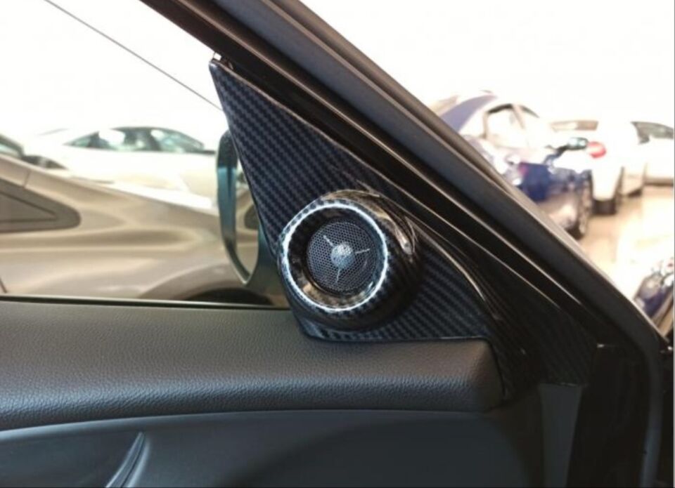 Honda Civic FC5/FK7 2016-2021 Karbon Fiber Desenli Tweeter Kapağı Seti