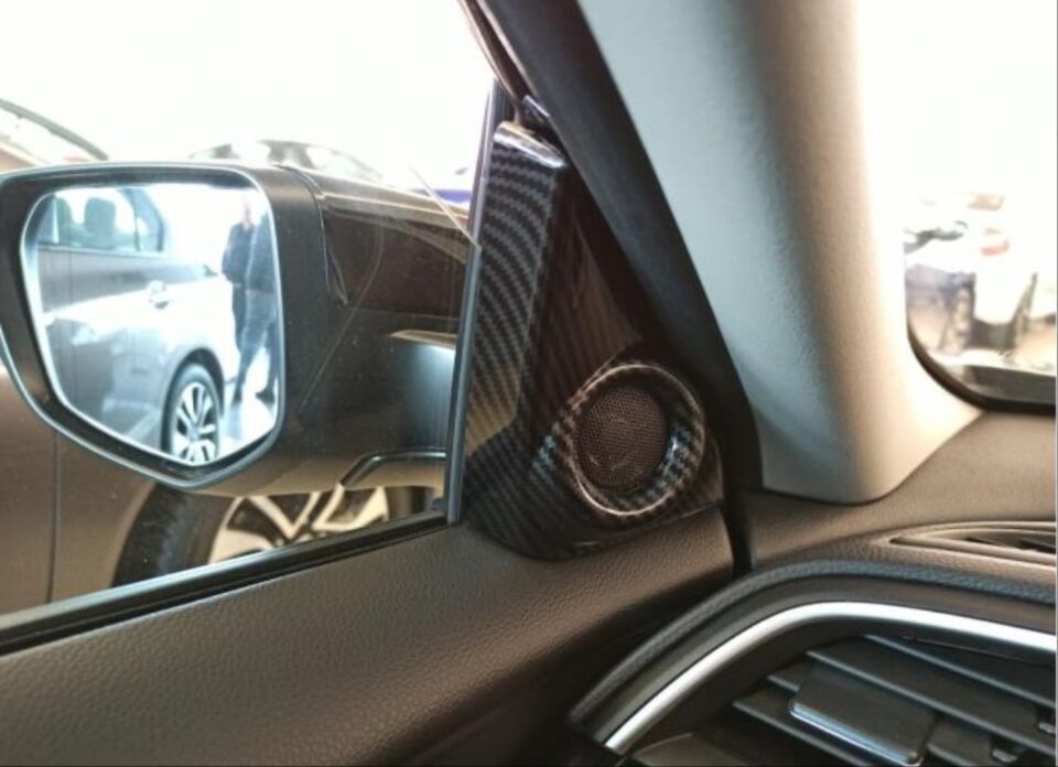 Honda Civic FC5/FK7 2016-2021 Karbon Fiber Desenli Tweeter Kapağı Seti