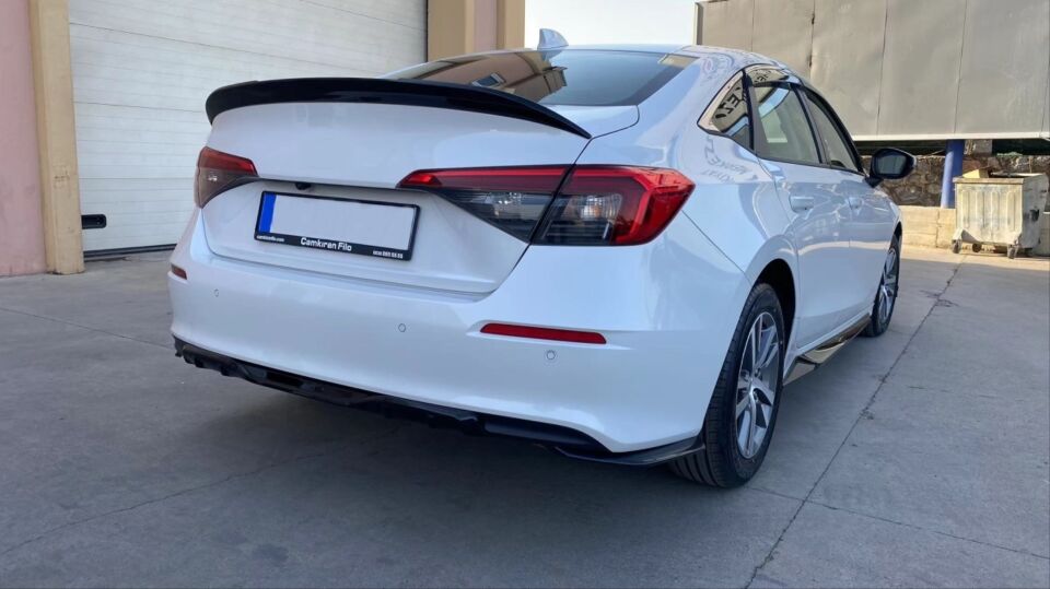 Honda Civic FE1 Sedan Aero Bagaj Spoyleri Piano Black