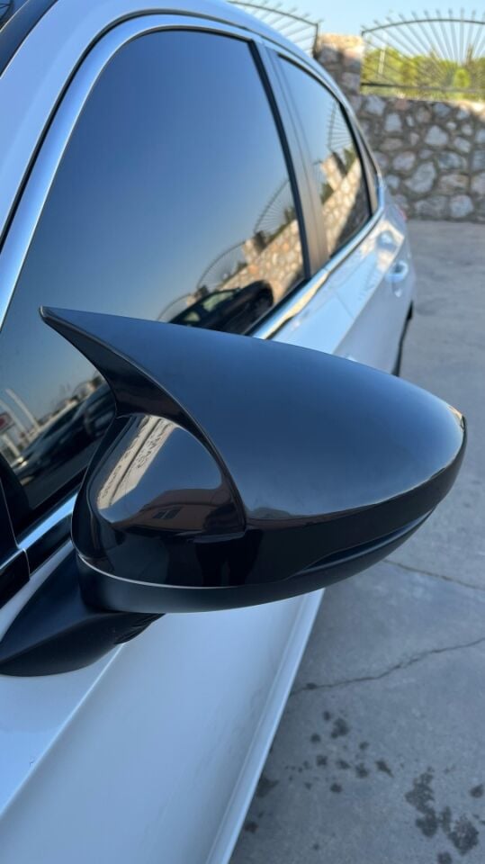 Honda Civic FE/FL (2022+) Yarasa Ayna Kapağı Seti Piano Black