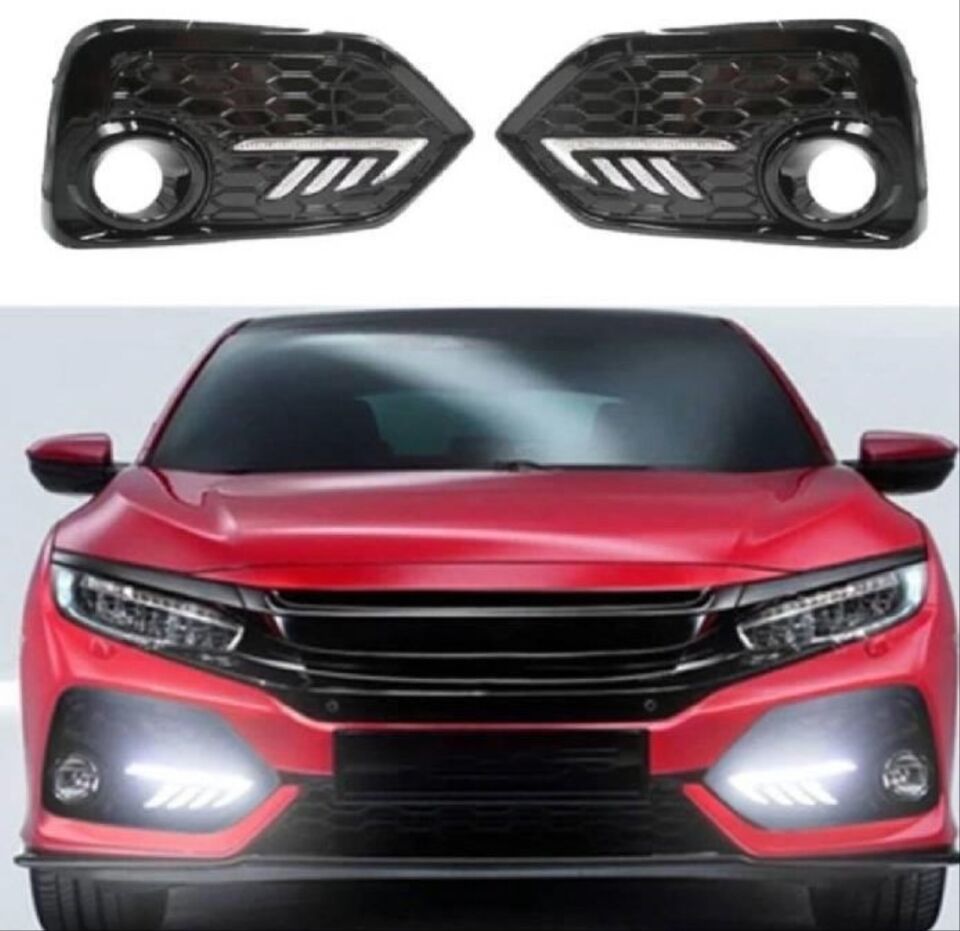 Honda Civic Hatchback FK7 2017-2019 Kayar Sinyalli Gündüz Farı Seti