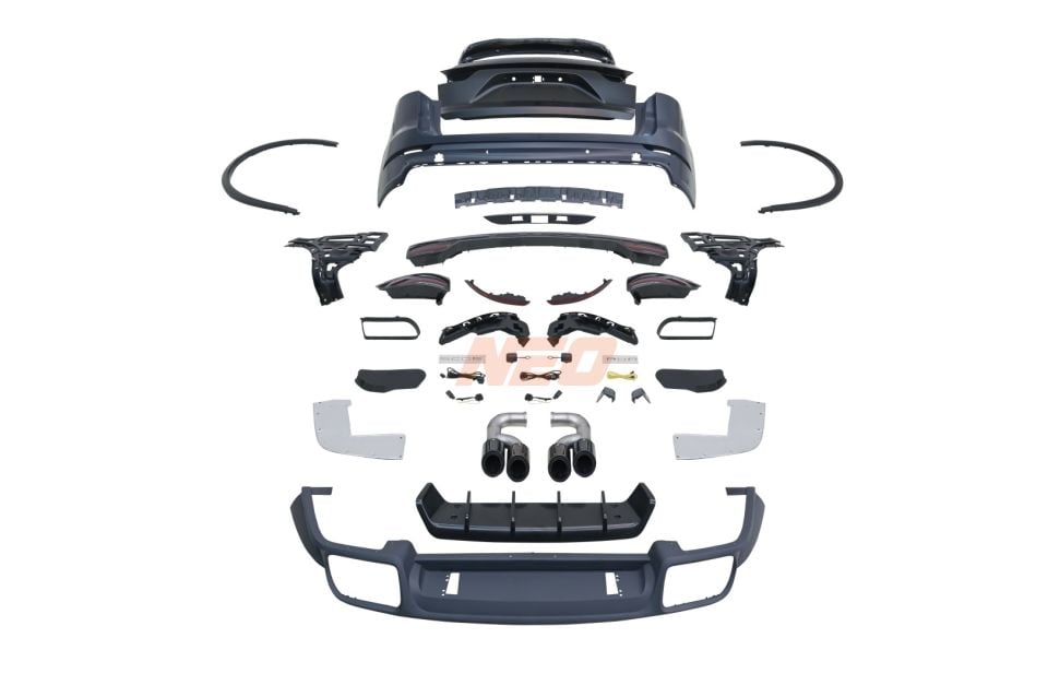 Porsche Cayenne (11-14) için 2019+ Full Arka Facelift/Dönüşüm Kit