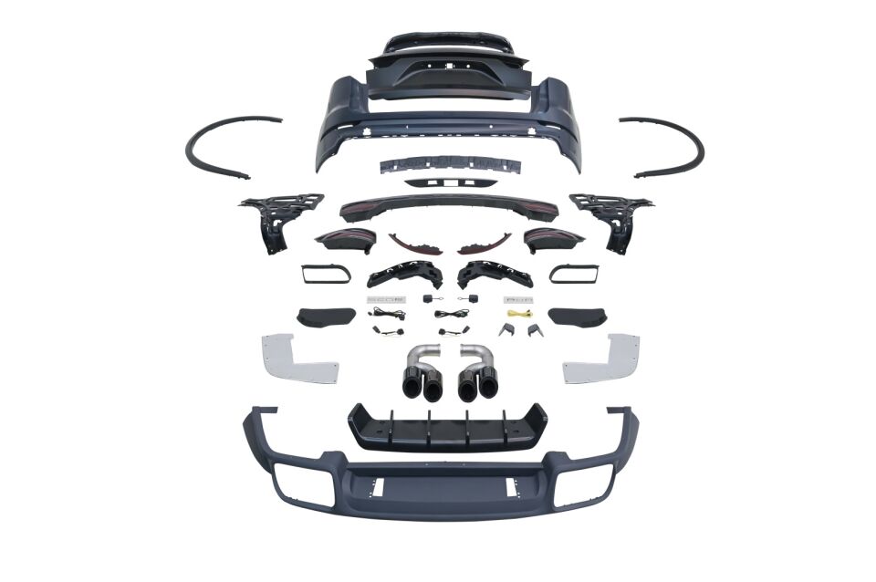 Porsche Cayenne (11-14) için 2019+ Full Arka Facelift/Dönüşüm Kit