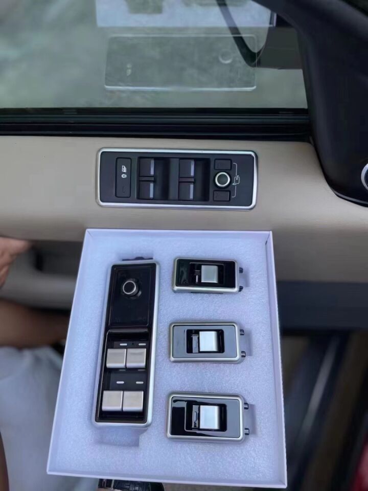 Range Rover Vogue(L405)/Sport(L494) 2013-2017 Krom Cam Açma Düğme Seti