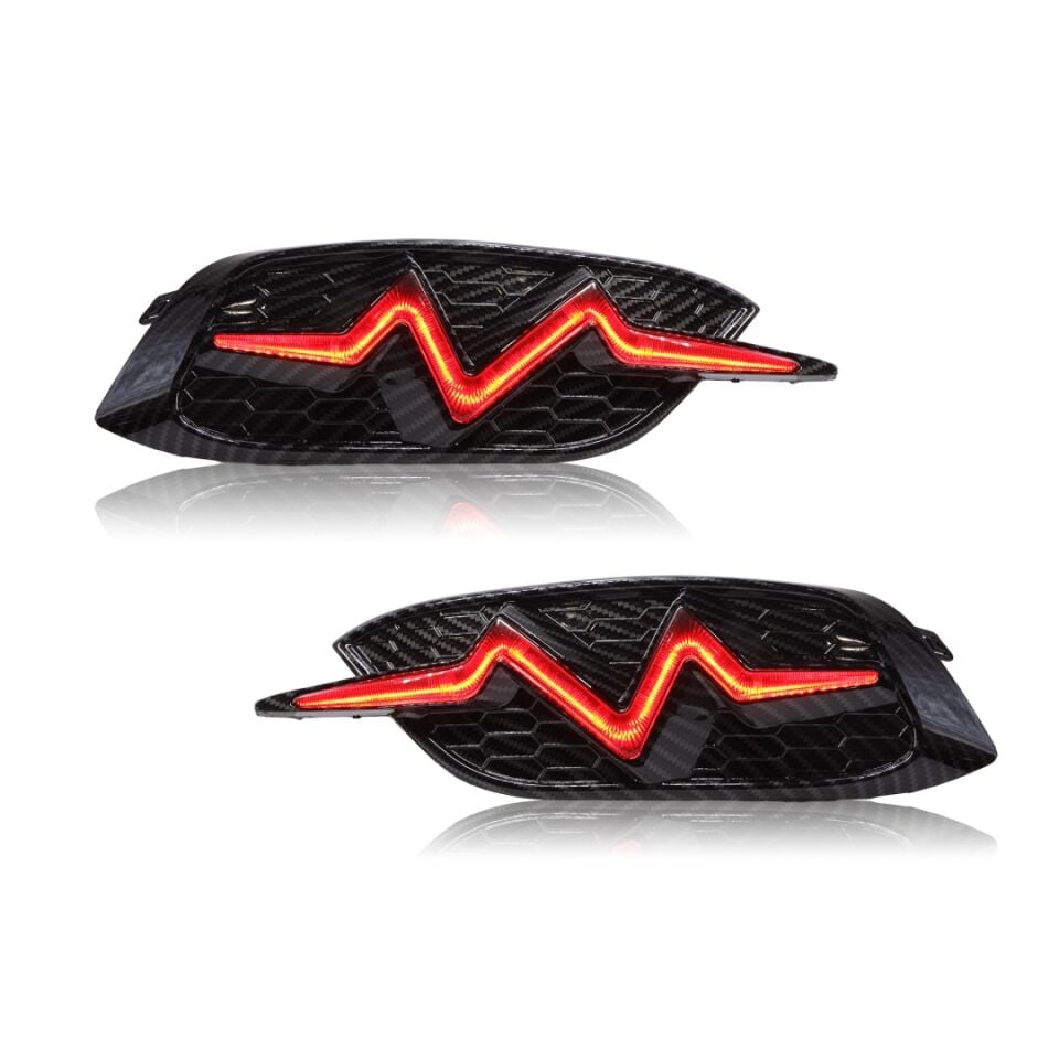 FC5 RİTİM DİZAYN ARKA SİS LED KIRMIZI PİANO BLACK